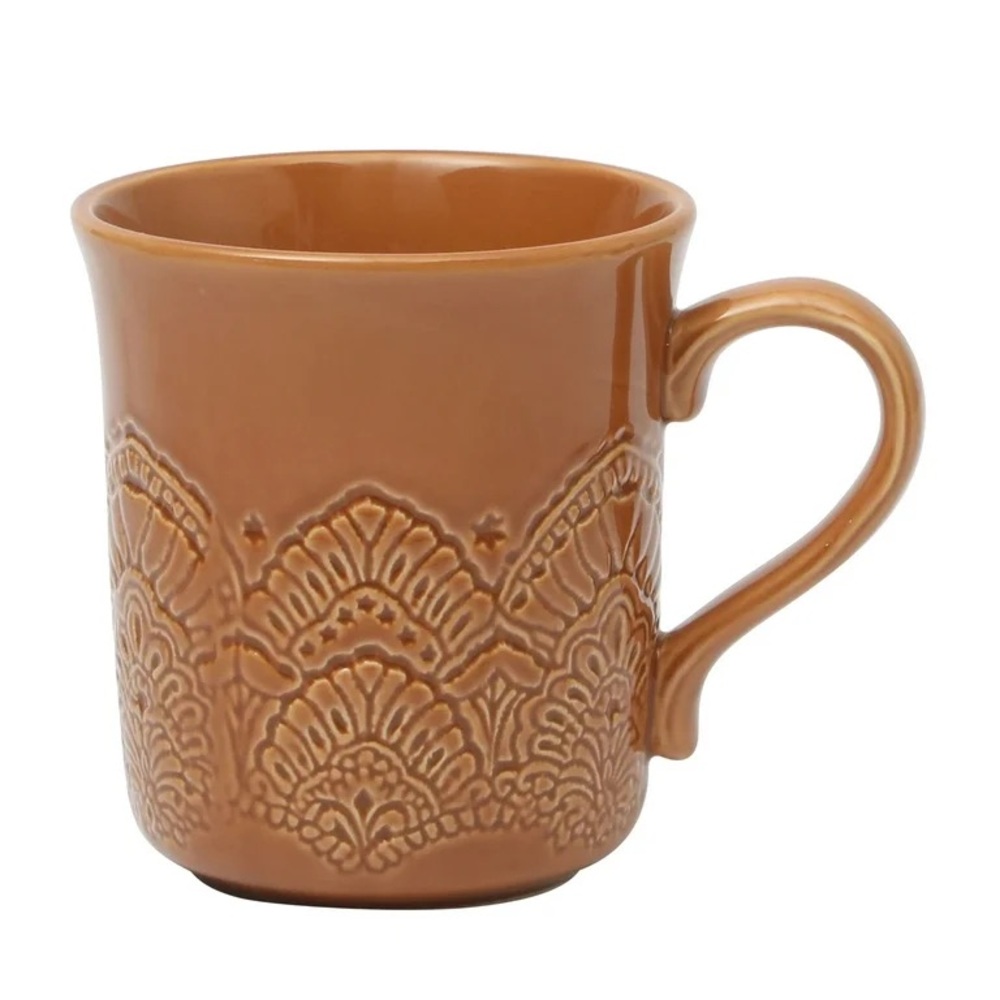🌸 New The Pioneer Woman Coffee, Tea or Hot Chocolate Mug/Cup, Brown, Qty…